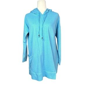 Soft Surroundings Soho Hoodie Medium Cozy Tunic Pockets Comfy